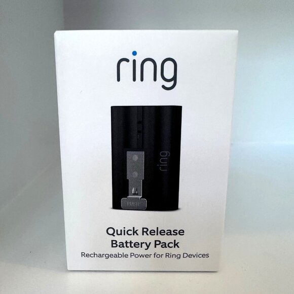 Ring Camera - Rechargeable Quick Release Battery Pack - Black - Picture 1 of 3